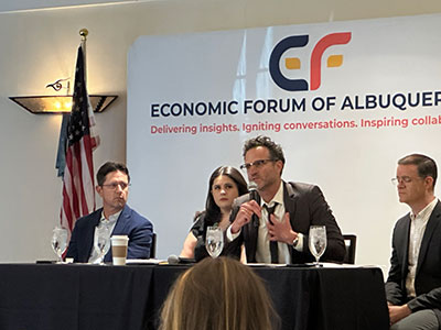 Mike Rocca speaking at panel